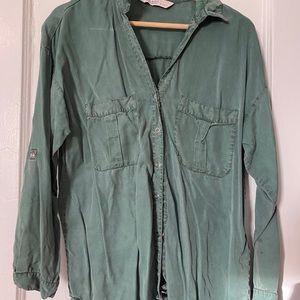 Zara basics button down
